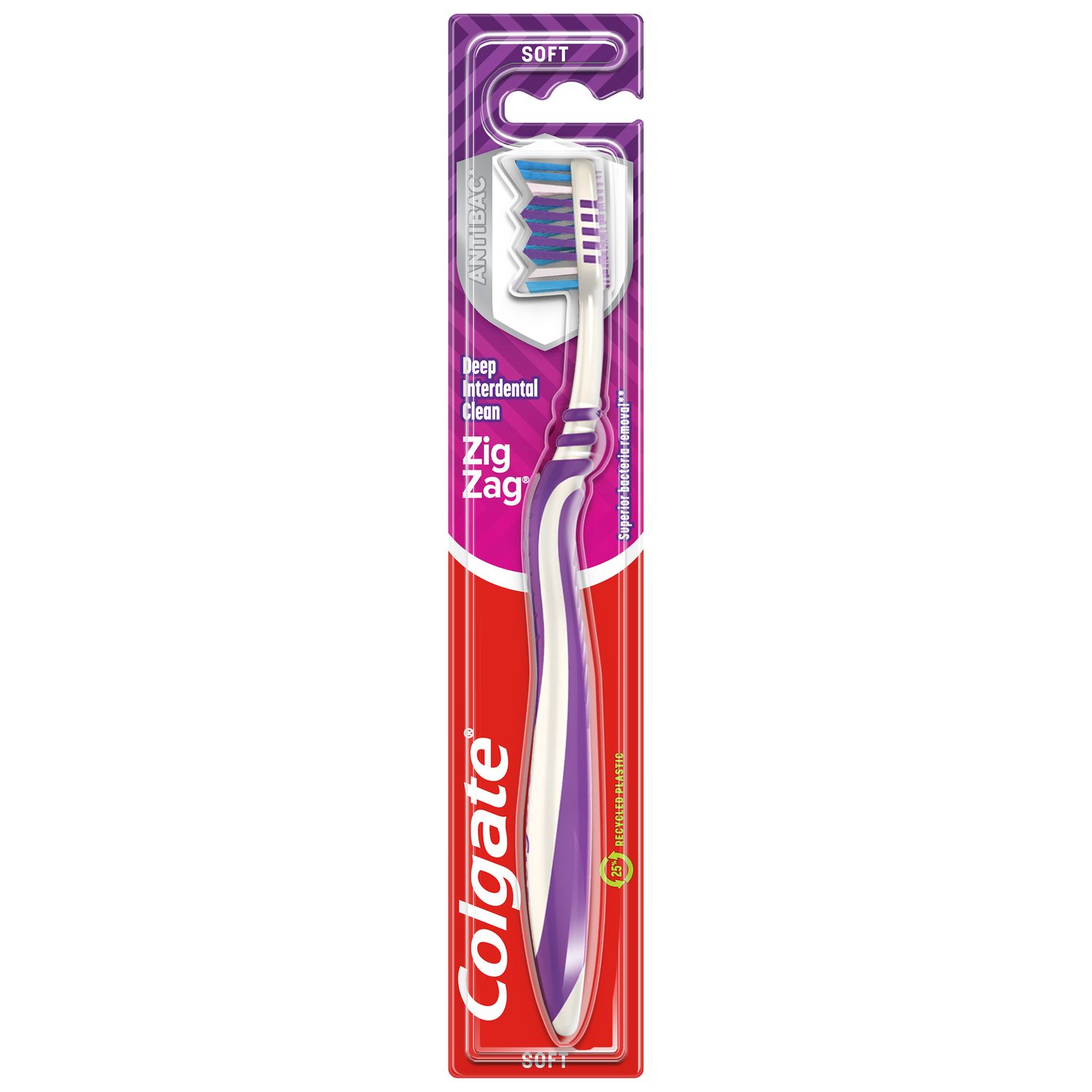 Colgate ZigZag Plus Antibac Soft hammasharja